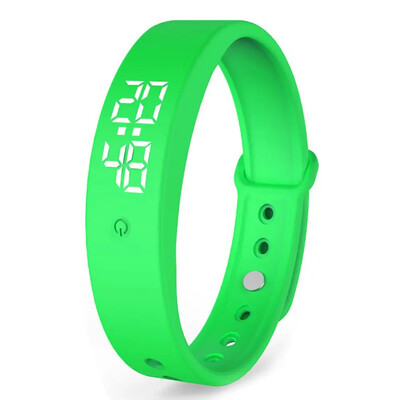 LED digitalna pametna narukvica Vodootporni pametni sat Smart Band s monitorom tjelesne temperature Smart Band Vibration Alarm Podsjetnik