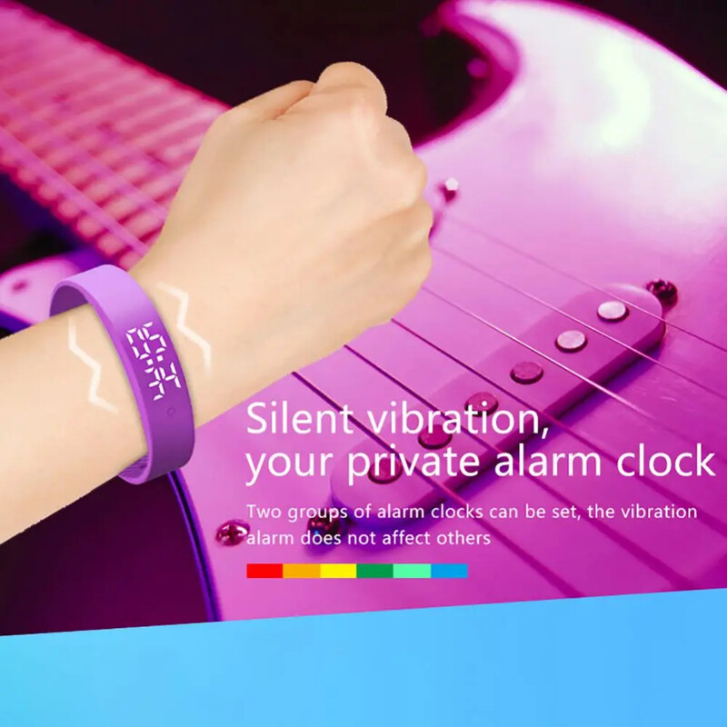 LED digitalna pametna narukvica Vodootporni pametni sat Smart Band s monitorom tjelesne temperature Smart Band Vibration Alarm Podsjetnik