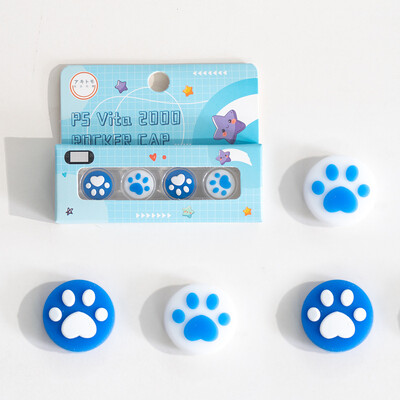 4 τμχ Κάλυμμα Joystick Cap Grip Grip Stick από σιλικόνη για PlayStation Psvita PS Vita PSV 1000 Fat/2000 Slim Protector Case