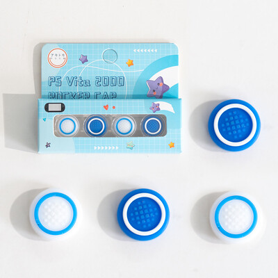 4 τμχ Κάλυμμα Joystick Cap Grip Grip Stick από σιλικόνη για PlayStation Psvita PS Vita PSV 1000 Fat/2000 Slim Protector Case