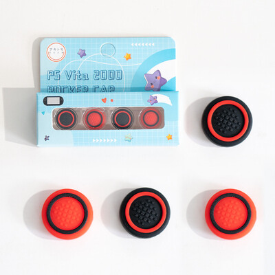 4 τμχ Κάλυμμα Joystick Cap Grip Grip Stick από σιλικόνη για PlayStation Psvita PS Vita PSV 1000 Fat/2000 Slim Protector Case