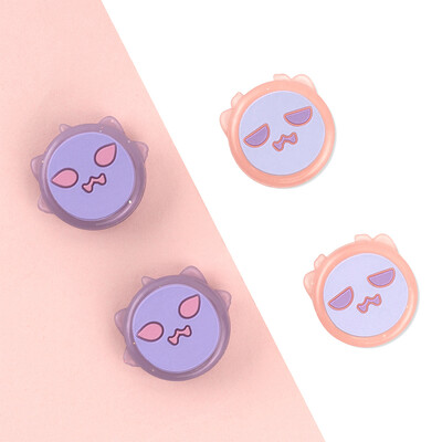 Μωβ Ghost Switch Oled Thumb Grip Caps JoyCon Joystick Θήκη για παιχνίδι Thumbstick Shell NS Lite για Nintendo Switch/ Oled/Lite