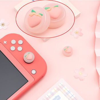 Fruit Ice cream Switch Thumb Grip Cap 4PCS Защитно покритие за джойстик NS Lite Thumbstick Case за аксесоари за Nintendo Switch