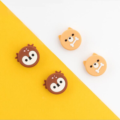 Cute Pig Duck Thumb Stick Grip Cap Joystick Προστατευτικό κάλυμμα για Nintendo Switch NS Lite Joy-con Ελεγκτή Thumbstick Θήκη