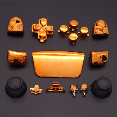 Για PS5 BDM-010 V1 λαβή καπάκι joystick με αντίχειρα L1 R1 L2 R2 Κουμπί D-pad Κουμπί επιχρωμιωμένο με PS5 επίχρυσο ελεγκτή PS5