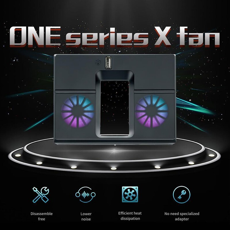 За Xbox Series X конзола Охлаждащ вентилатор Докинг станция Вертикална стойка с двойни вентилатори и USB охлаждаща стойка Охлаждане за Xbox Series X