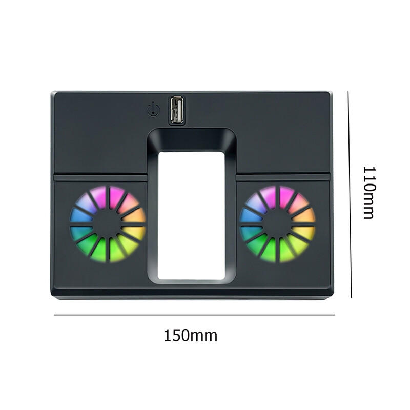 За Xbox Series X конзола Охлаждащ вентилатор Докинг станция Вертикална стойка с двойни вентилатори и USB охлаждаща стойка Охлаждане за Xbox Series X