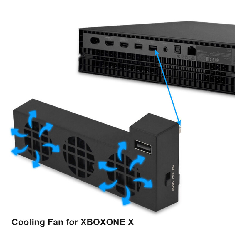 Ventilator za hlađenje za Xbox One X konzolu Kontroler USB DC 5V Ventilator Hladnjak Ventilador Ventilator za hlađenje Hladnjak za Xbox One X