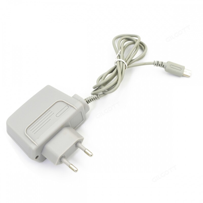 Jauns maiņstrāvas avota lādētāja adapteris Nintend NDS Lite sienas mājas ceļojumu lādētāja maiņstrāvas barošanas adapteris NDSLite NDSL spēļu konsolei