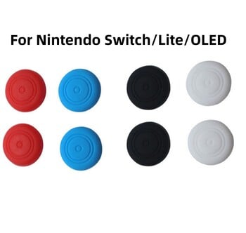 8PCS Резервни силиконови палци за джойстик Капачка за капачка за Nintend Switch Контролер Защита силиконови капачки за стик за Joycon