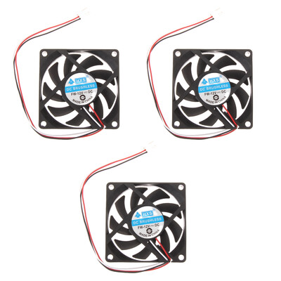 1-3 τεμ. DC 12V Cooler Fan for PC 3-Pin 70x70x15mm Σύστημα CPU Υπολογιστή Ψύκτρα Ψύκτης χωρίς ψήκτρες ανεμιστήρας ψύξης Αξεσουάρ υπολογιστή