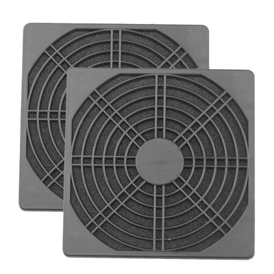 2 gab Putekļu necaurlaidīgs ventilatora aizsargs ABS datora ventilatora režģis 120 mm ventilatora filtrs ventilatora sieta vāks bez instrumenta ventilatora sietiņš