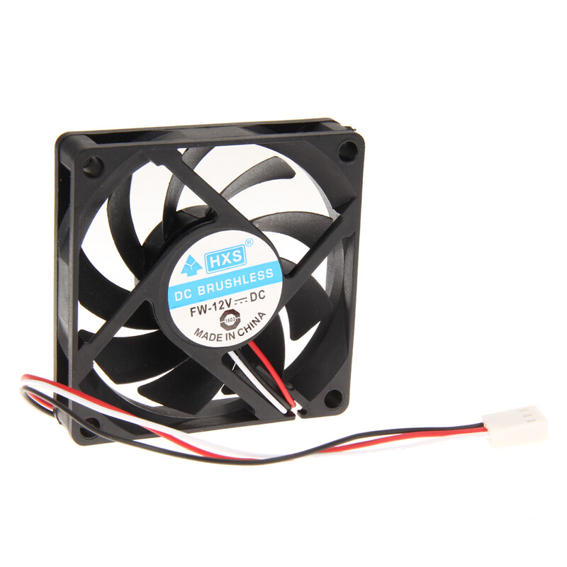 1-3 db DC 12V hűtőventilátor PC-hez 3 tűs 70x70x15mm számítógépes CPU rendszer hűtőborda kefe nélküli hűtőventilátor Számítógép tartozékok