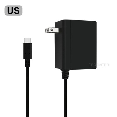 Încărcător adaptor CA cu mufă UE/SUA pentru Nintendo Switch/OLED tip C Sursă de alimentare USB Încărcător de perete pentru accesorii Portal PS5