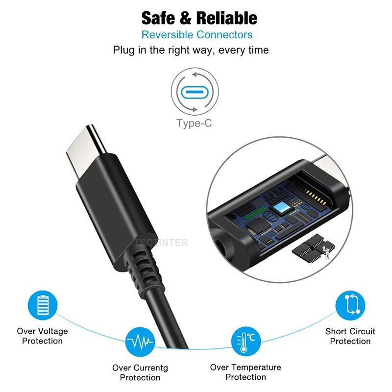 Încărcător adaptor CA cu mufă UE/SUA pentru Nintendo Switch/OLED tip C Sursă de alimentare USB Încărcător de perete pentru accesorii Portal PS5