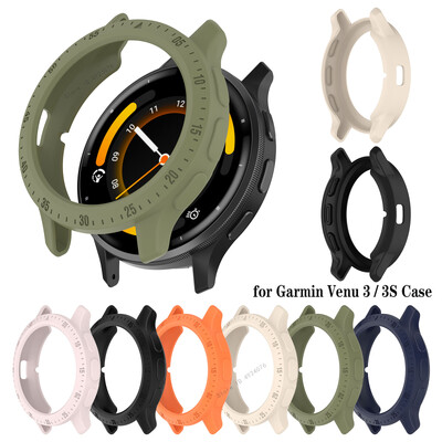 TPU кух калъф за Garmin Venu 3 / 3S Протектор на екрана Броня Защитно покритие за Garmin Venu 3 3S Протекторна рамка за смарт часовник