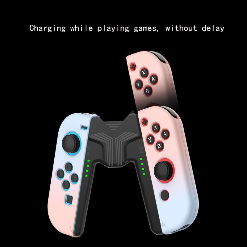 Jauns mini uzlādes dokstacijas rokturis ar C tipa USB C portu Nintendo Nintend Switch Joy Con Joycon lādētāja kontrolierim