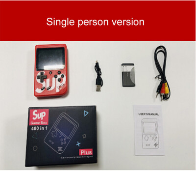 Retro nešiojamasis mini delninis vaizdo žaidimų konsolė 8 bitų 3,0 colio spalvotas LCD vaikams spalvotas žaidimų grotuvas Integruotas 400 žaidimų