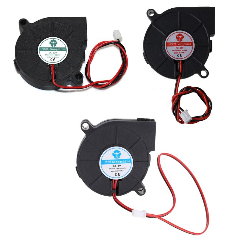 Cooling Fan 5015 50x50x15mm 5V 12V 24V for DC Ｈtend Cooler Blow Radiator Oil Bearing for 3D Printer Parts Accessories