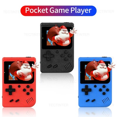 Mini kézi játéklejátszó Retro Game Boy hordozható 8 bites 3,0 hüvelykes LCD videojáték-konzol, beépített 500 játék gyerekeknek ajándék