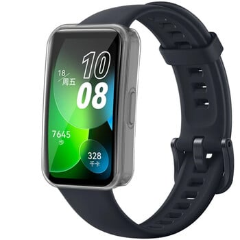 Μαλακή θήκη TPU για Huawei Band 9 / 8 Shell Frame Bumper Screen Protector Glass Band9 Full Clear Protective Cover