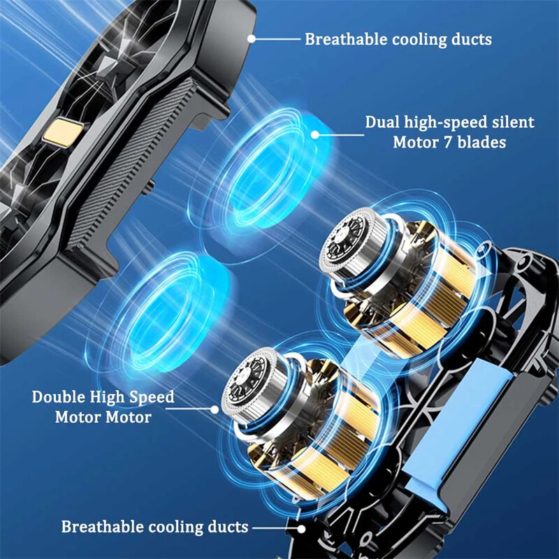 FS01 Universal Phone Cooler Παιχνίδι Κινητού Τηλεφώνου Ασύρματο Cooler Θήκη καλοριφέρ κινητού τηλεφώνου Live Streaming Cooler για Smartphones