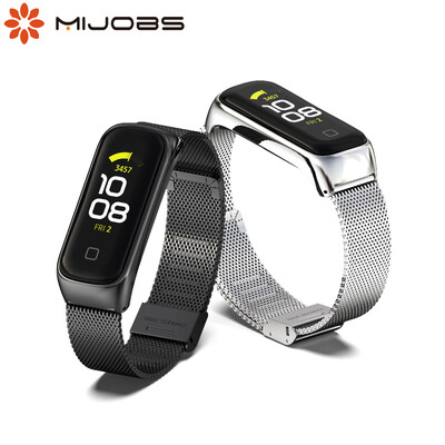 Siksniņa Samsung Galaxy Fit 2 pulksteņa rokassprādze Metāla pulksteņa siksniņa Viedi aksesuāri Correa Galaxy Fit 2 siksniņai
