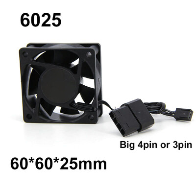 DC 12v 3pin ή μεγάλο 4pin 60mm 80mm 90mm 120mm ανεμιστήρας υπολογιστή ψύξης χωρίς ψήκτρες για θήκη υπολογιστή GPU CPU Cooler Radiator L1