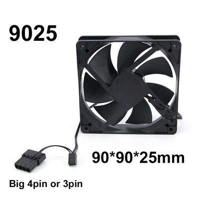 DC 12v 3pin ή μεγάλο 4pin 60mm 80mm 90mm 120mm ανεμιστήρας υπολογιστή ψύξης χωρίς ψήκτρες για θήκη υπολογιστή GPU CPU Cooler Radiator L1