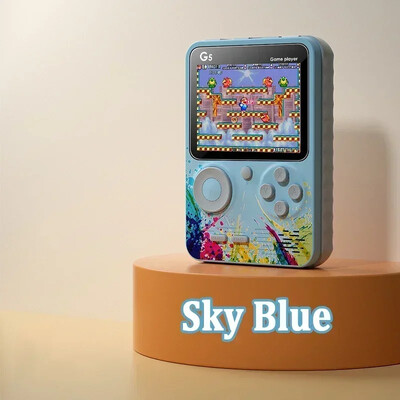 G5 Retro ručna igraća konzola s 500 klasičnih igara 3,0-inčni zaslon prijenosni gamepad Macaron boja 1020mAH punjiva baterija