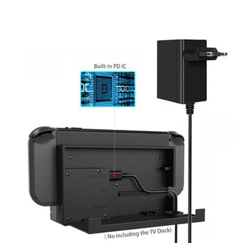 DATA FROG ΕΕ/ΗΠΑ Βύσμα φορτιστή προσαρμογέα AC για Nintend Switch OLED κονσόλα παιχνιδιών Φόρτιση Τροφοδοτικό USB Τύπου C για διακόπτη Nintend