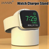 Suport de încărcare pentru Apple Watch Series 9 8 7 6 Ultra 2 Suport de încărcare de birou din silicon Stație de andocare Suport cablu de încărcare iWatch