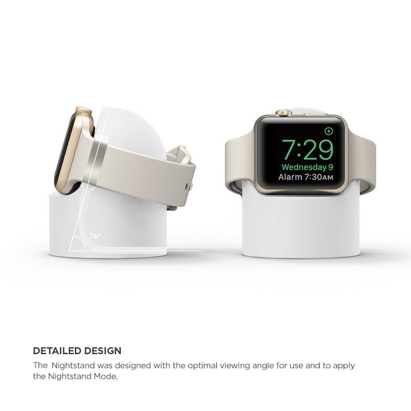 Suport de încărcare pentru Apple Watch Series 9 8 7 6 Ultra 2 Suport de încărcare de birou din silicon Stație de andocare Suport cablu de încărcare iWatch