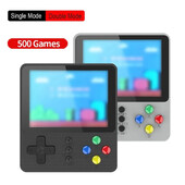 Nauja retro rankinė vaizdo žaidimų konsolė 3 colių spalvotas LCD ekranas, nešiojamas mini 8 bitų žaidimų grotuvas su 500 žaidimų gimtadienio dovanomis