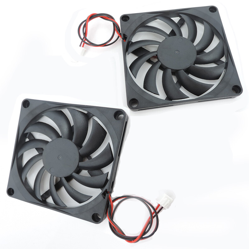 8010 5v 12V 24V ventilator de răcire fără perii pentru piese de imprimantă Reprap3D Cooler DC 80 x 80 x 10 mm Ventilator din plastic