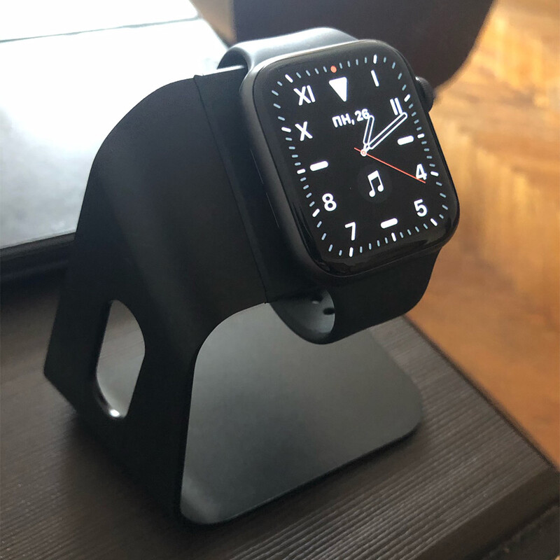 Metalinis aliuminis įkroviklio stovo laikiklis Apple Watch laikiklio įkrovimo lopšiui stovas Apple i Watch 1-8 SE įkroviklio doko stočiai
