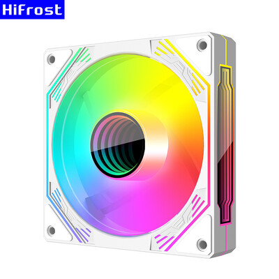 120 mm šasijas ventilatori 1800 apgr./min. 5 V 3 Pin ARGB 12 V 4 PIN PWM Adresējams RGB korpusa ventilators, daudzšķautņains bezgalības spogulis ARGB gaismas efekts