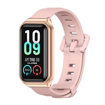 Силиконова каишка за Amazfit Band 7 Wristband Мека каишка за часовник Резервна гривна за Huami Amazfit 7 Band водоустойчива каишка за часовник