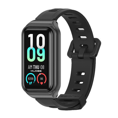 Curea din silicon pentru bratara Amazfit Band 7 Bratara moale de inlocuire pentru banda de ceas Huami Amazfit 7 Banda rezistenta la apa