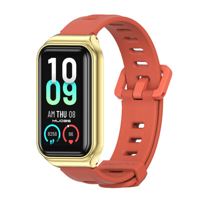 Curea din silicon pentru bratara Amazfit Band 7 Bratara moale de inlocuire pentru banda de ceas Huami Amazfit 7 Banda rezistenta la apa