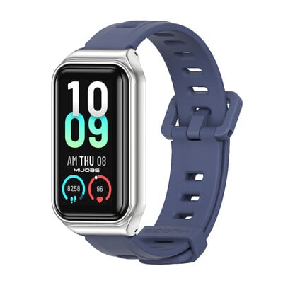 Curea din silicon pentru bratara Amazfit Band 7 Bratara moale de inlocuire pentru banda de ceas Huami Amazfit 7 Banda rezistenta la apa