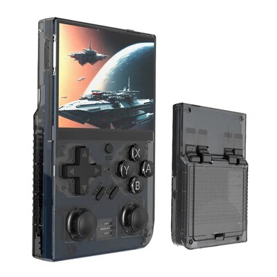 BOYHOM R35Plus Retro ručna igraća konzola 3,5 inča konzola za video igre Linux sustav dvostruki joystick prijenosni džepni video player