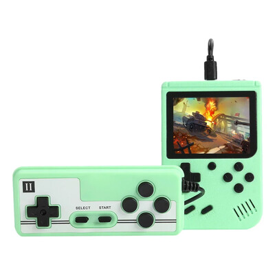 Mini consolă portabilă de jocuri video retro, portabilă, 8 biți, 3,0 inci, LCD color, player pentru jocuri color pentru copii, încorporat în 500 de jocuri