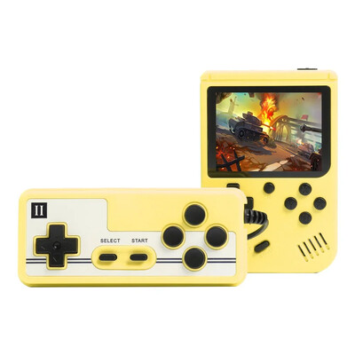 Mini consolă portabilă de jocuri video retro, portabilă, 8 biți, 3,0 inci, LCD color, player pentru jocuri color pentru copii, încorporat în 500 de jocuri
