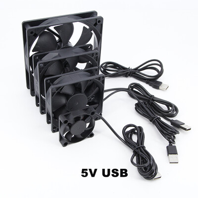 120x120x25mm 80x80x25mm 5010 9025 5V USB maitinimo aušinimo dėklo ventiliatorius imtuvui DVR Xbox TV dėžutės maršrutizatorius L1