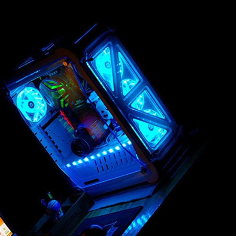 120mm LED Ultra Silent Computer Case Fan 15 LED CPU Heatsink Cooler Master Cooling Fan DC 12V 4P 3P Connector Dropshipping