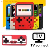 Nešiojama retro mini delninė vaizdo žaidimų konsolė 8 bitų 2,4 colio spalvotų LCD vaikų spalvotų žaidimų grotuvas Integruotas 400 žaidimų vaikams žaislas