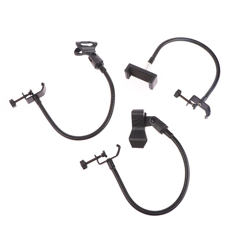 Mikrofonállvány Rugalmas hattyúnyakú, állítható asztali állvány bilinccsel a Broadcasting Studio Live Broadcast mikrofontartozékaihoz