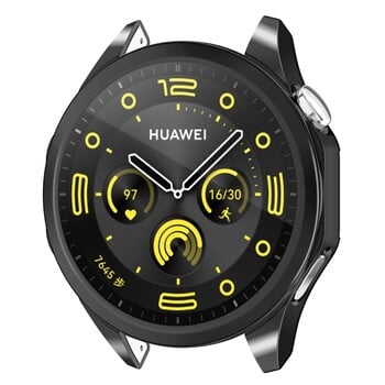 Мек TPU протектор на екрана, калъф за Huawei Watch GT4 46 мм, цяла броня, покритие против надраскване за Huawei Watch GT 4 Shell