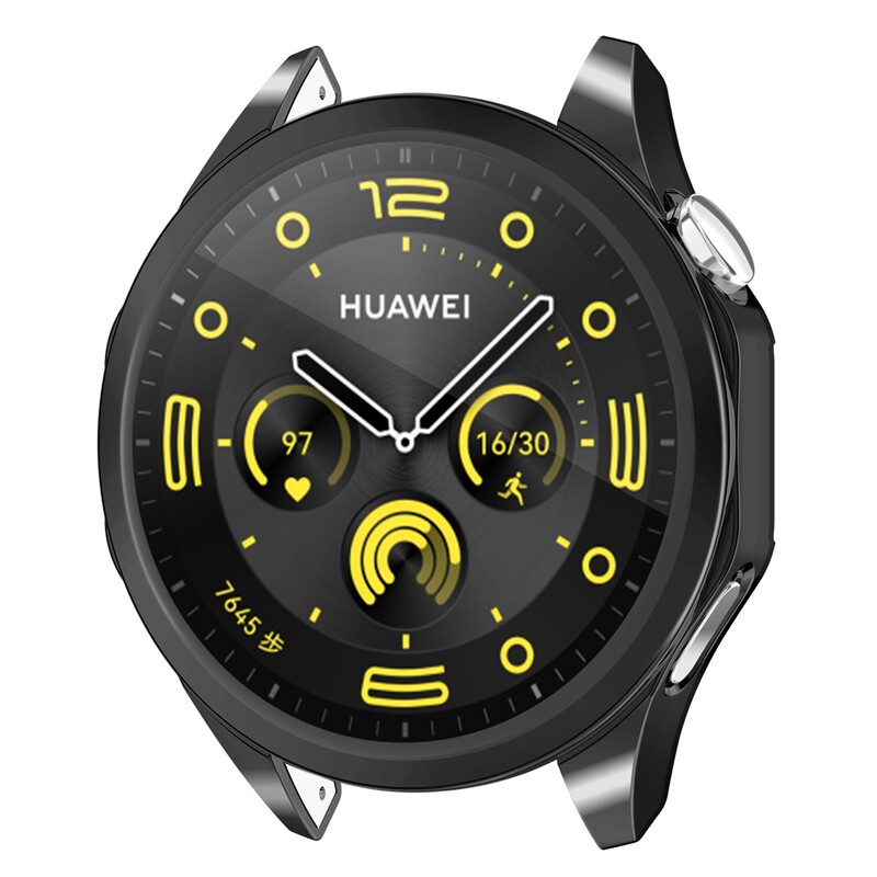 Mäkké TPU ochranné puzdro na displej pre Huawei Watch GT4 46mm, celoplošný nárazník, odolný voči poškriabaniu pre Huawei Watch GT 4